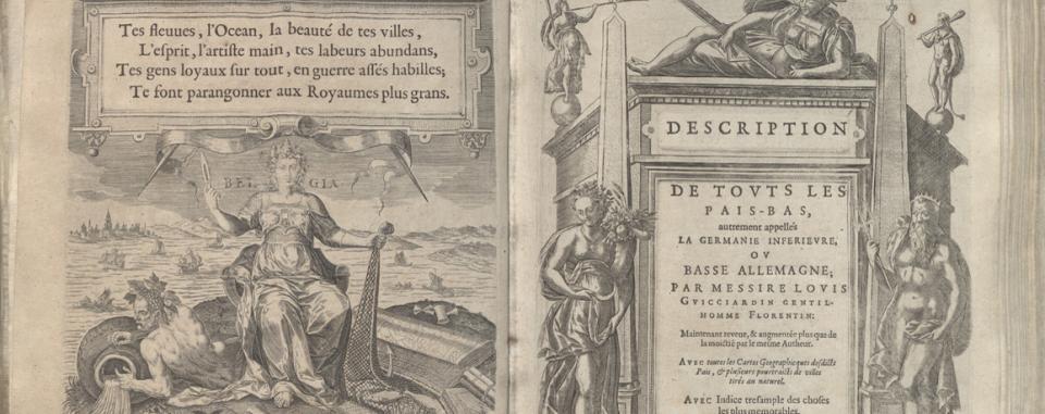 Lodovico Guicciardini, Description de touts les Pais-Bas (Antwerpen: Christoffel Plantijn, c. 1567), Museum Plantin-Moretus, Antwerpen