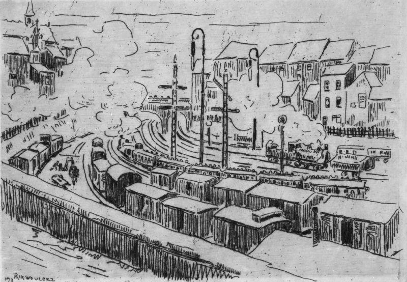 Rik Wouters, Het station (1911), Museum Plantin-Moretus, Antwerpen