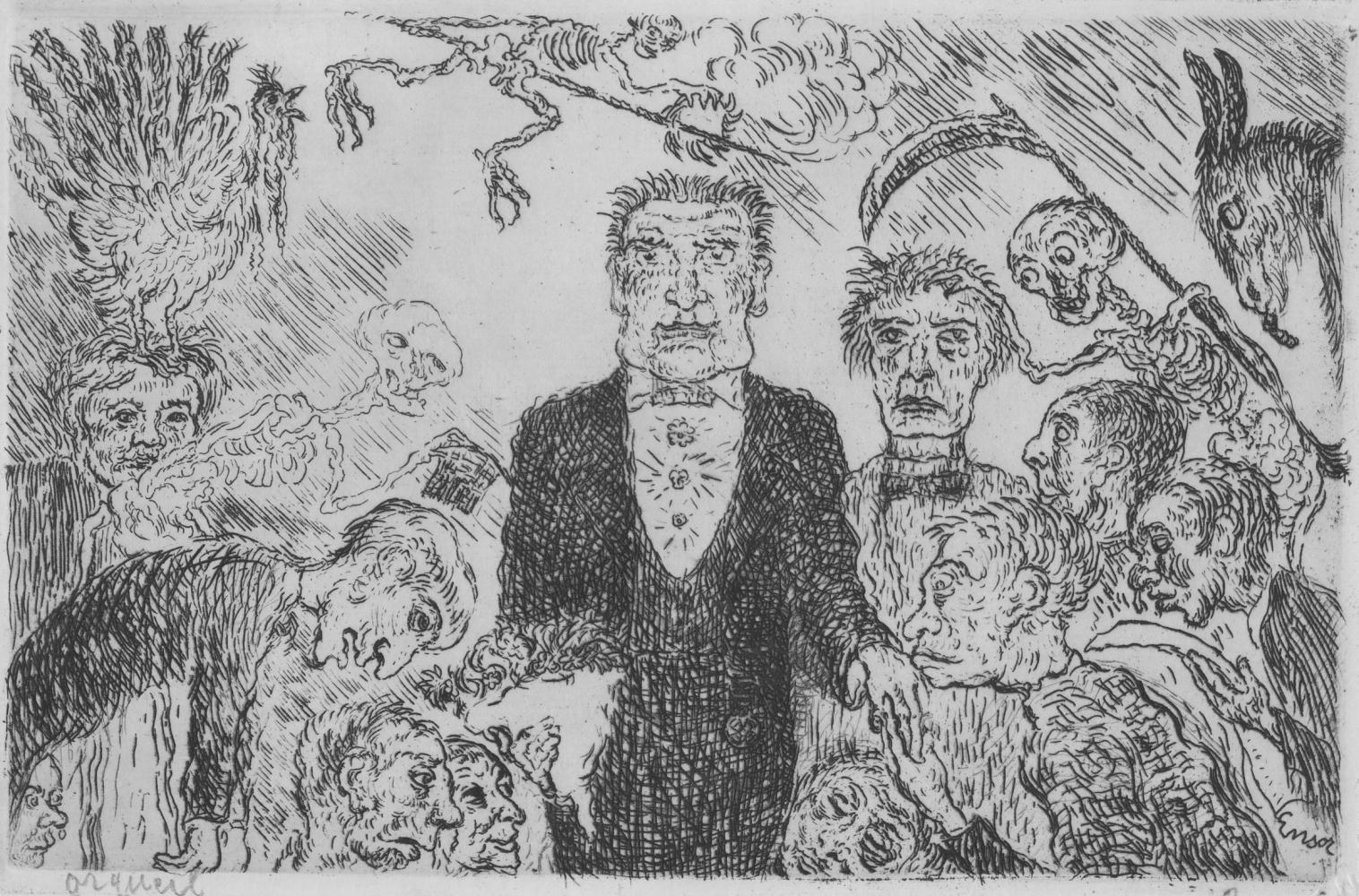 James Ensor, Orgueil (1904), Museum Plantin-Moretus, Antwerpen