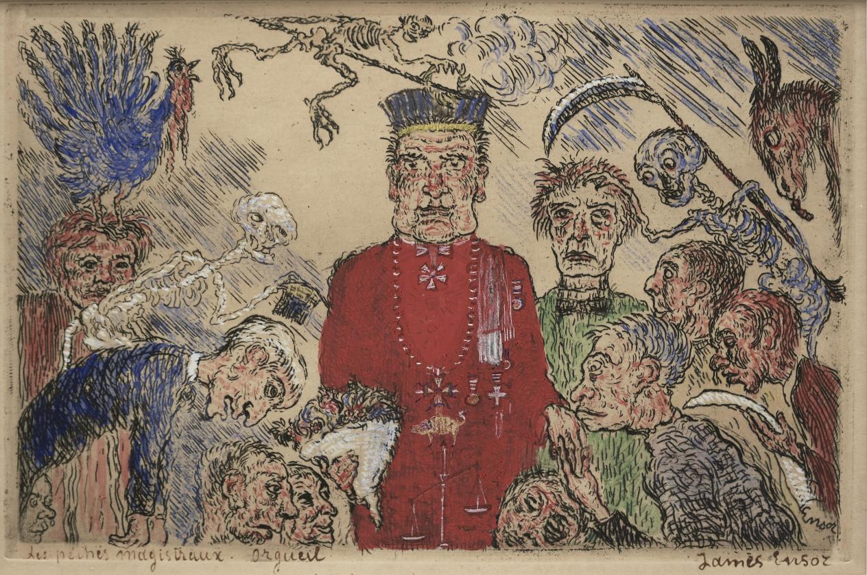 'Trots', door Ensor, 1904