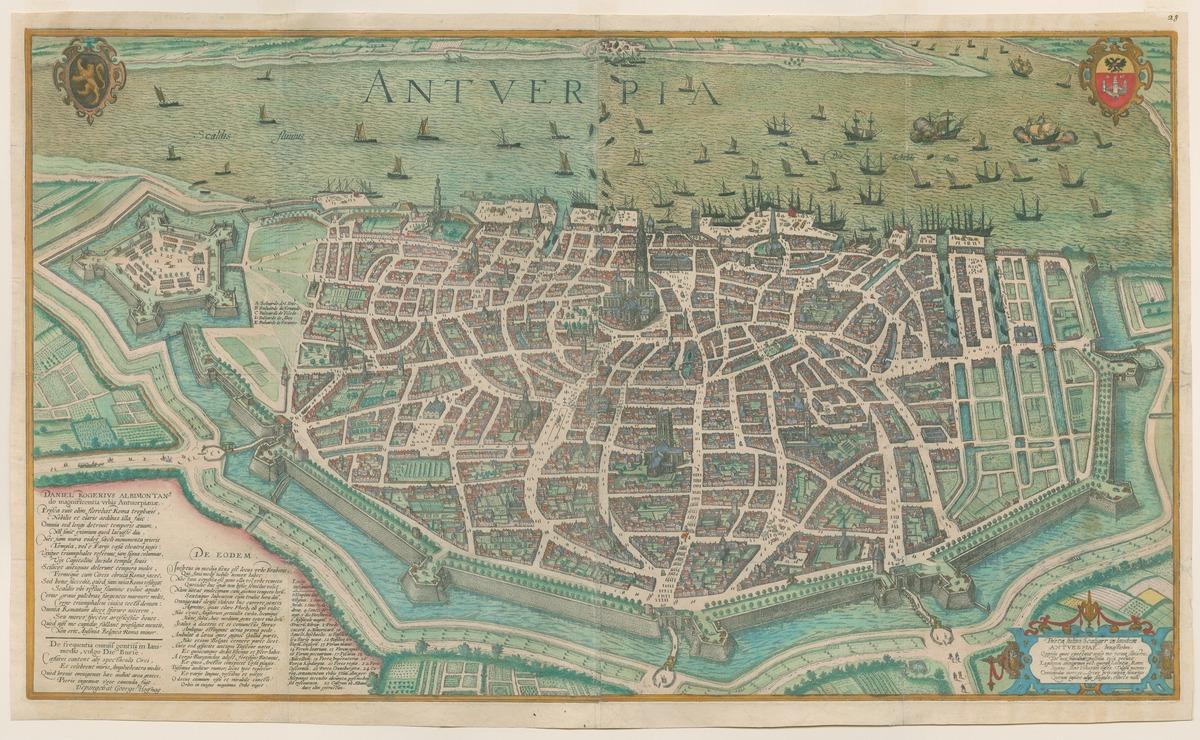 Joris Hoefnagel, Antverpia, PK.OP.21306, Collectie Stad Antwerpen, Museum Plantin-Moretus