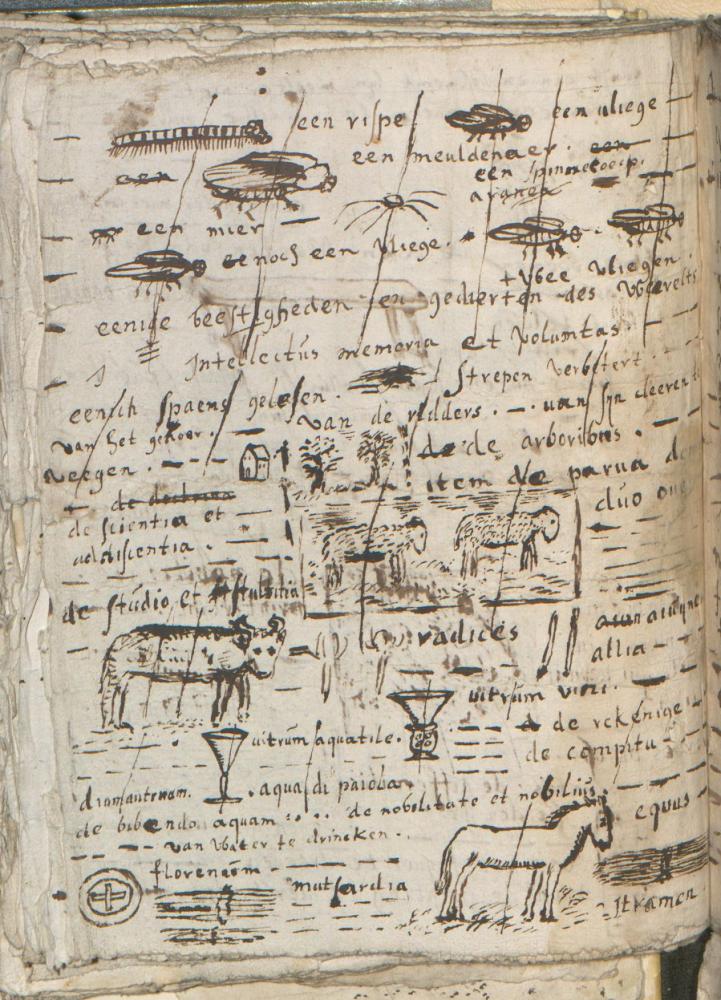 Pagina uit het mysterieuze handschrift toegeschreven aan Melchior Moretus, [1598-1634] (MPM M 26, vol. I, fol. 95 verso) 