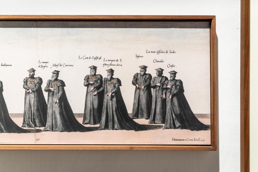 Twelve meter long funeral procession of emperor Charles V