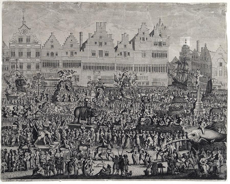 Antwerp's annual procession: the Jaerelycksen Ommoeganck van Antwerpen