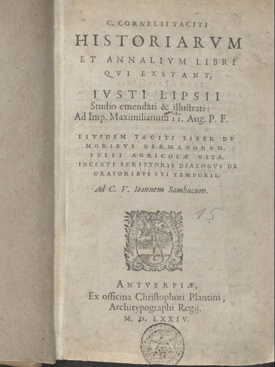 Latin classics - Justus Lipsius