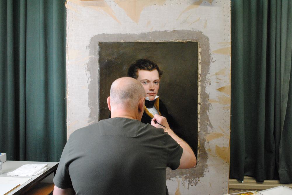 Edward Moretus komt thuis in het museum