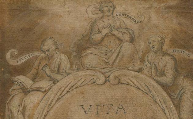 Titelblad 'het leven van Thomas van Aquino' - Otto Van Veen